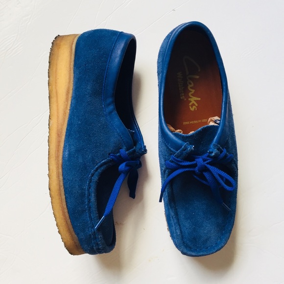 royal blue wallabees